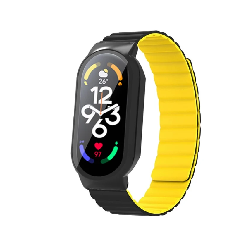 Robust Xiaomi Mi Band 7 Silikon / TPU und Glas armband