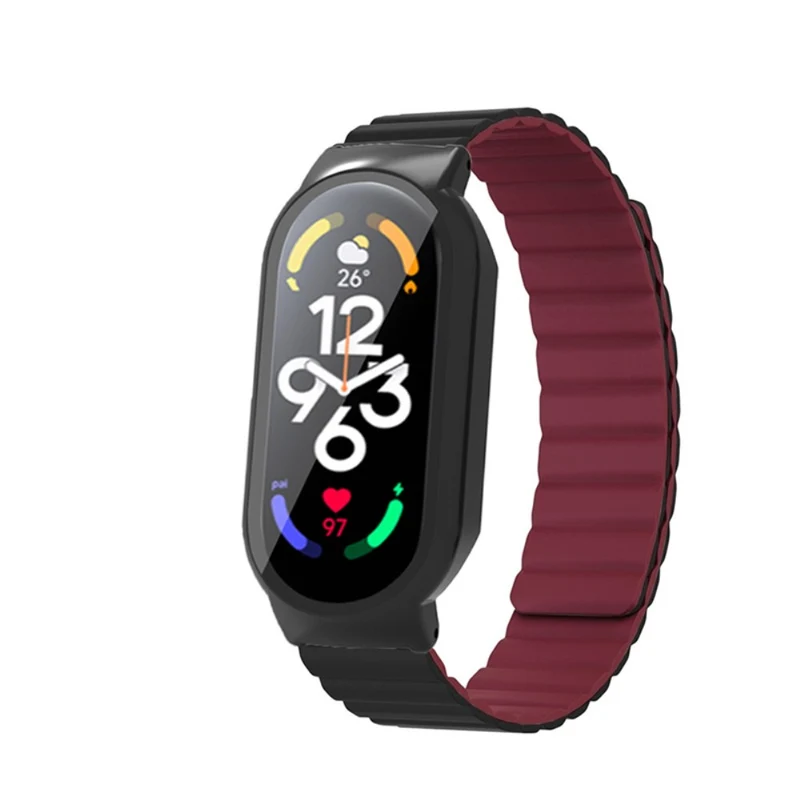 Robust Xiaomi Mi Band 7 Silikon / TPU und Glas armband