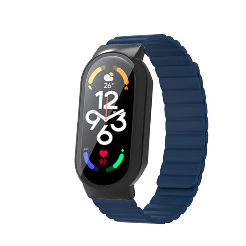 Robust Xiaomi Mi Band 7 Silikon / TPU und Glas armband