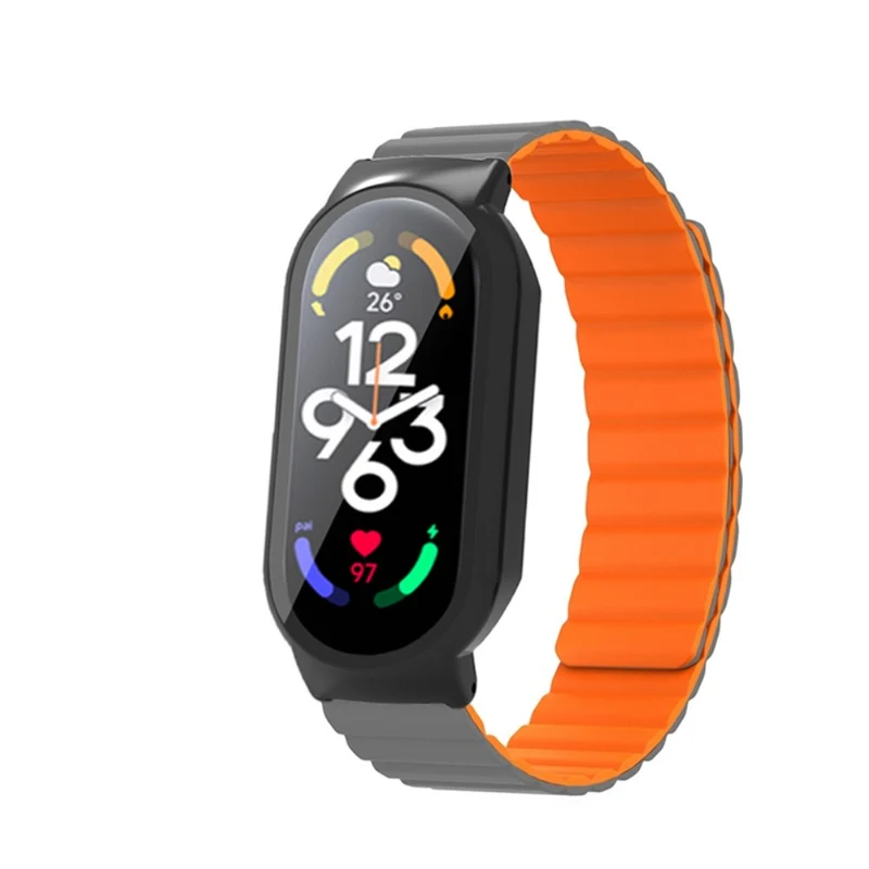 Robust Xiaomi Mi Band 7 Silikon / TPU und Glas armband