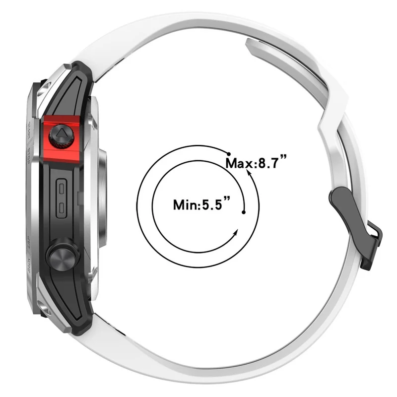 Sehr schön Universell Garmin Silikon / TPU armband