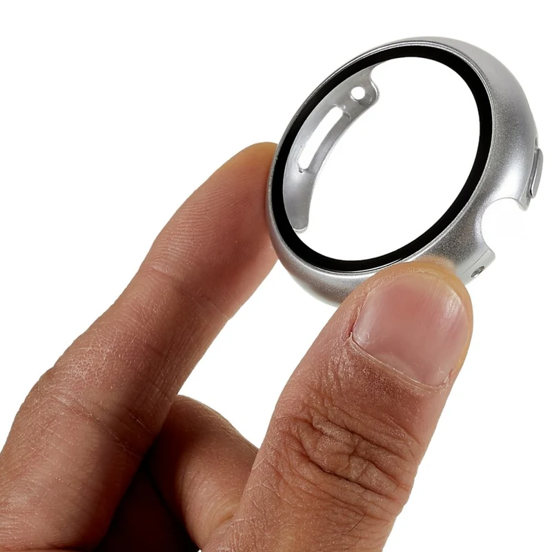 Super Modisch Google Pixel Watch Hülle mit Displayschutz in Plastik und Gehärtetes Glas