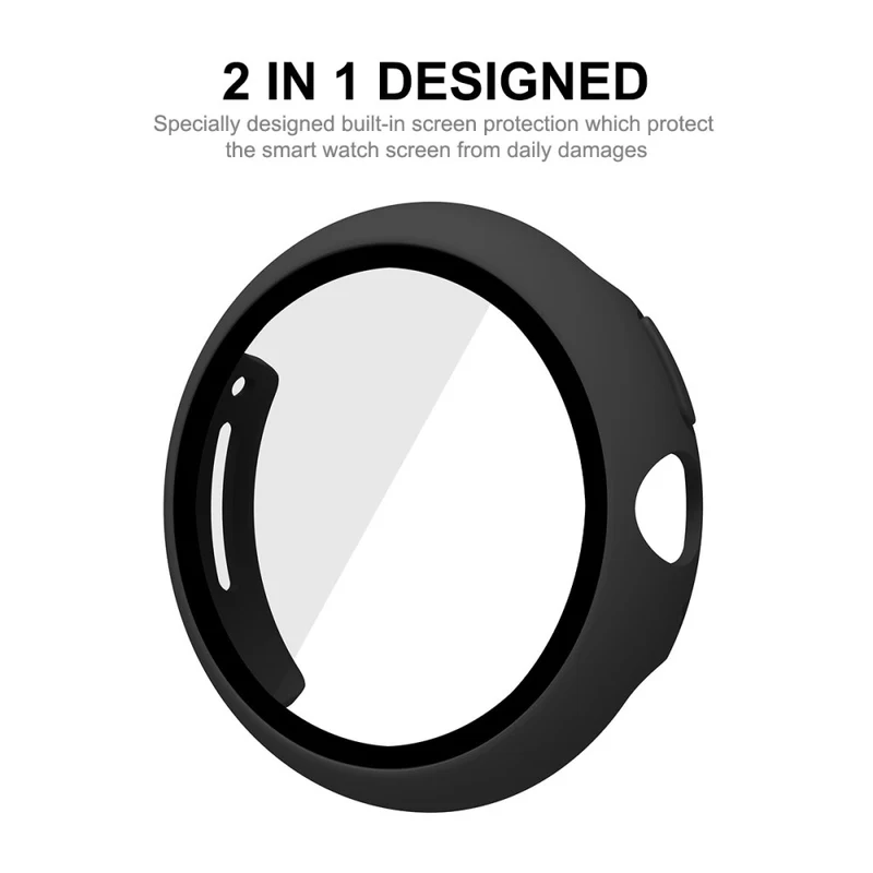 Absolut Gut Google Pixel Watch Hülle mit Displayschutz in Plastik und Gehärtetes Glas