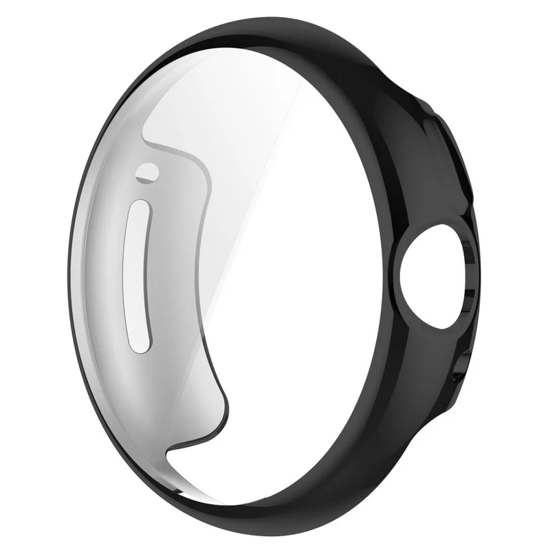 Stilvoll Google Pixel Watch Hülle mit Displayschutz in Silikon / TPU