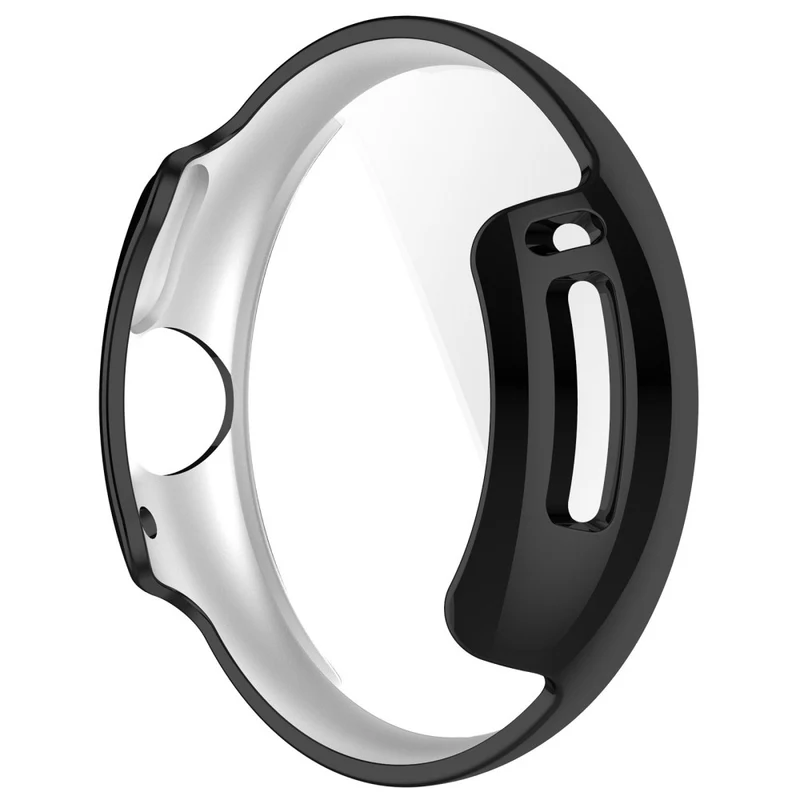 Stilvoll Google Pixel Watch Hülle mit Displayschutz in Silikon / TPU