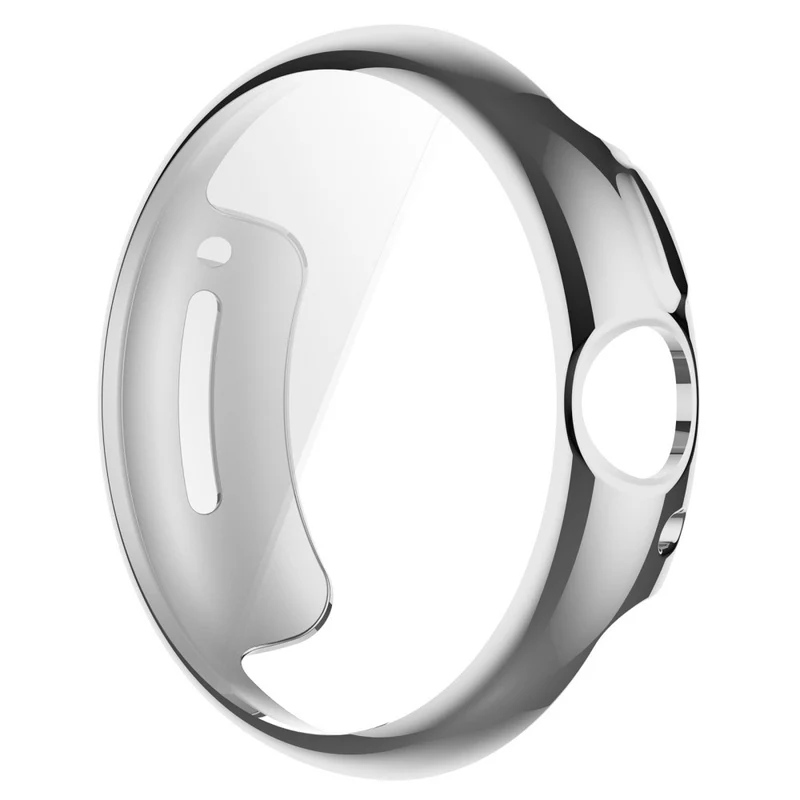 Stilvoll Google Pixel Watch Hülle mit Displayschutz in Silikon / TPU