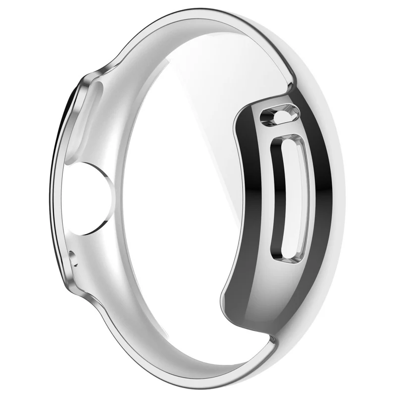 Stilvoll Google Pixel Watch Hülle mit Displayschutz in Silikon / TPU