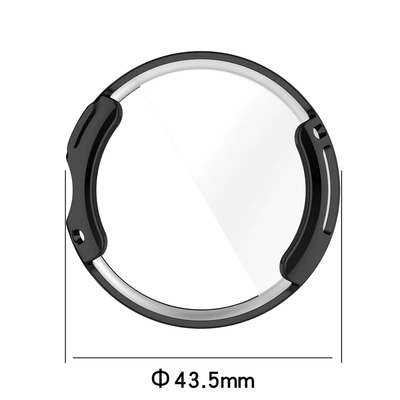 Stilvoll Google Pixel Watch Hülle mit Displayschutz in Silikon / TPU