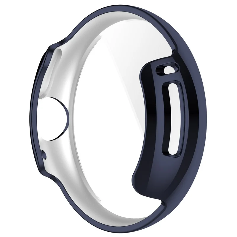 Stilvoll Google Pixel Watch Hülle mit Displayschutz in Silikon / TPU