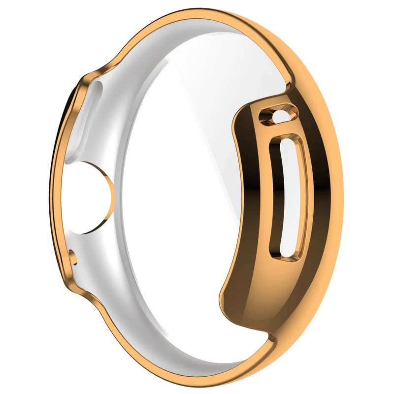 Stilvoll Google Pixel Watch Hülle mit Displayschutz in Silikon / TPU