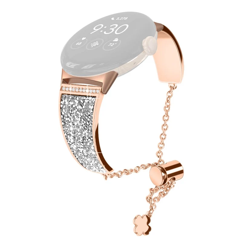Absolut gut Google Pixel Watch Metall und Strass armband