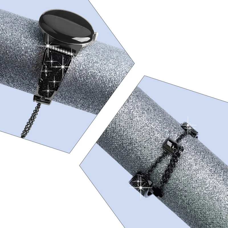 Absolut gut Google Pixel Watch Metall und Strass armband