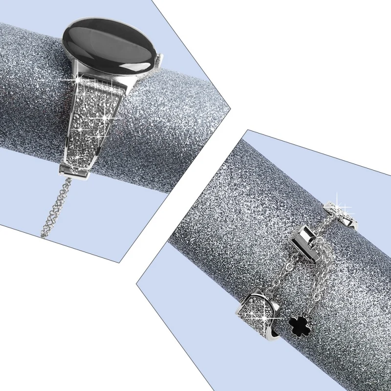 Absolut gut Google Pixel Watch Metall und Strass armband