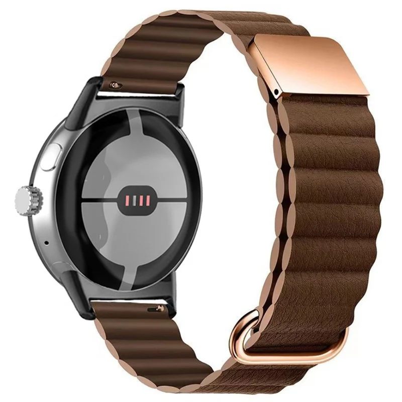 Mega modisch Google Pixel Watch Echtes Leder armband