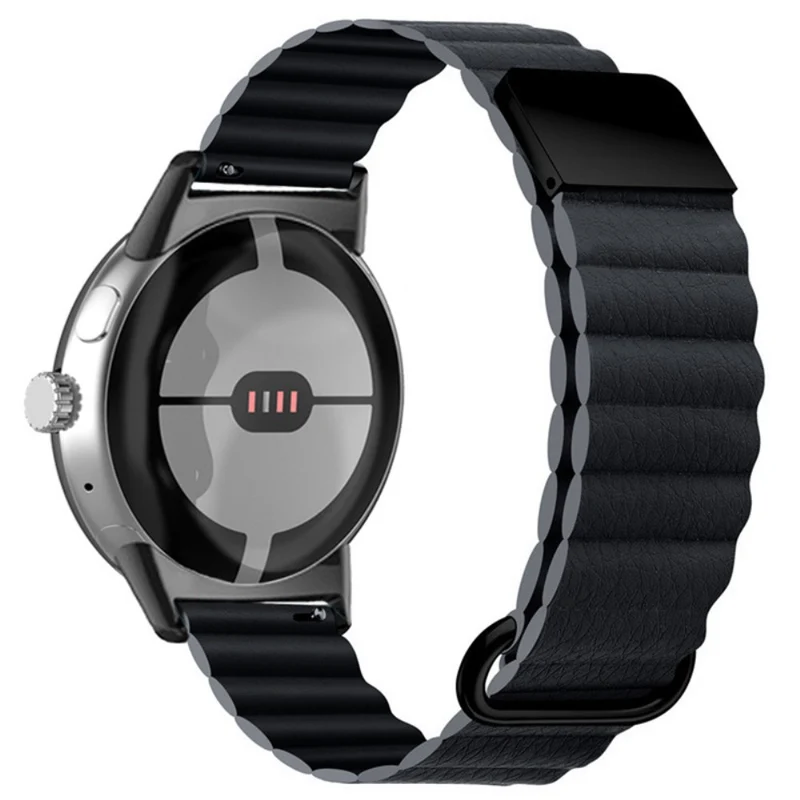 Mega modisch Google Pixel Watch Echtes Leder armband