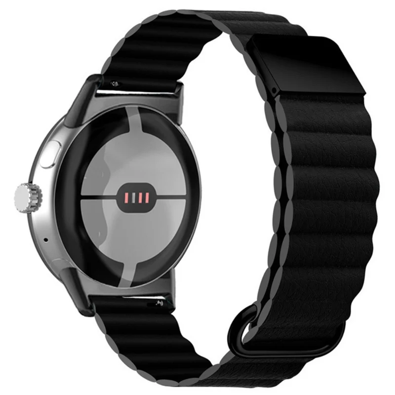 Mega modisch Google Pixel Watch Echtes Leder armband