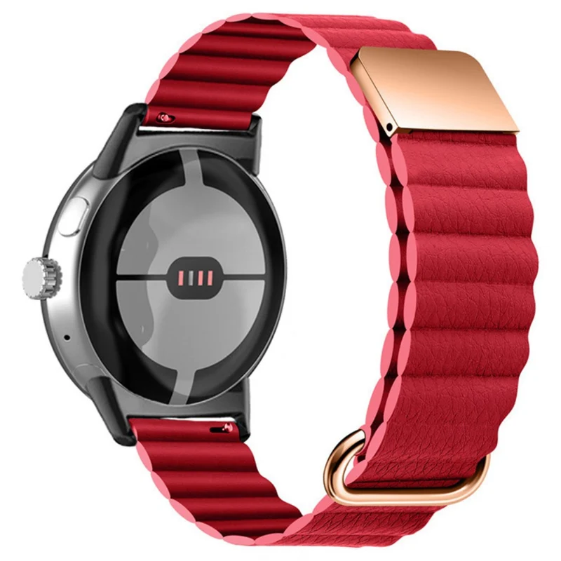 Mega modisch Google Pixel Watch Echtes Leder armband