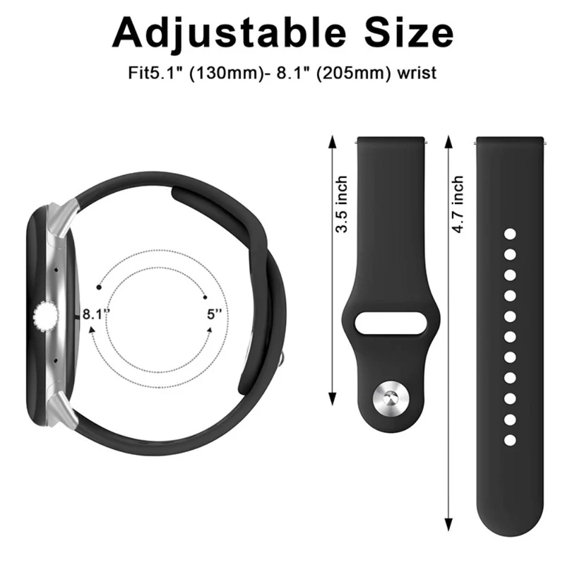 Super angenehm Google Pixel Watch Silikon / TPU armband
