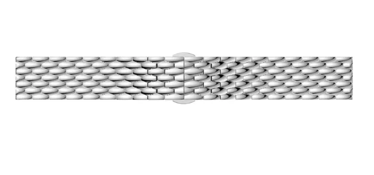 Amazfit Bip Max Drachen Stahlarmband (Silber)