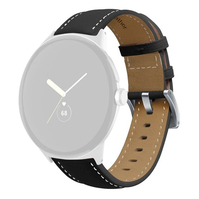 Super stark Google Pixel Watch Echtes Leder armband