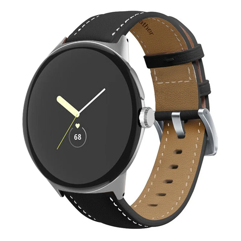 Super stark Google Pixel Watch Echtes Leder armband