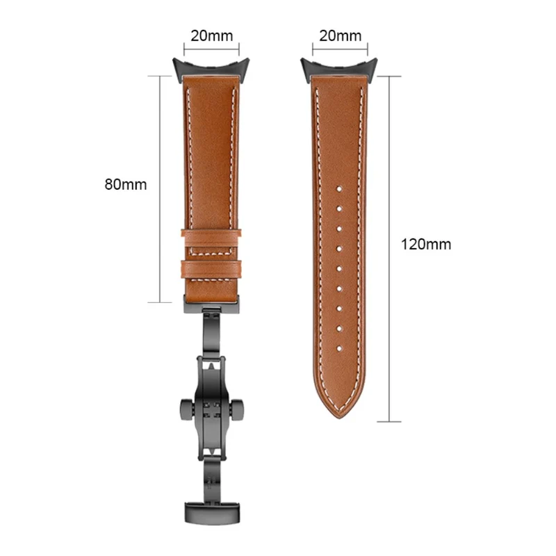 Sehr cool Google Pixel Watch Echtes Leder armband