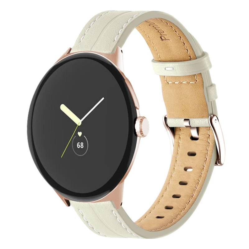 Unglaublich süß Google Pixel Watch Echtes Leder armband