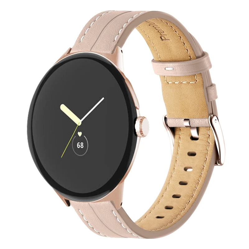 Unglaublich süß Google Pixel Watch Echtes Leder armband