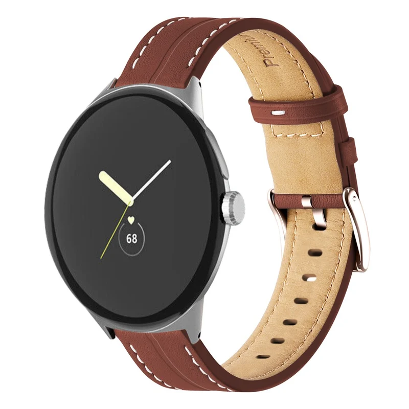 Unglaublich süß Google Pixel Watch Echtes Leder armband