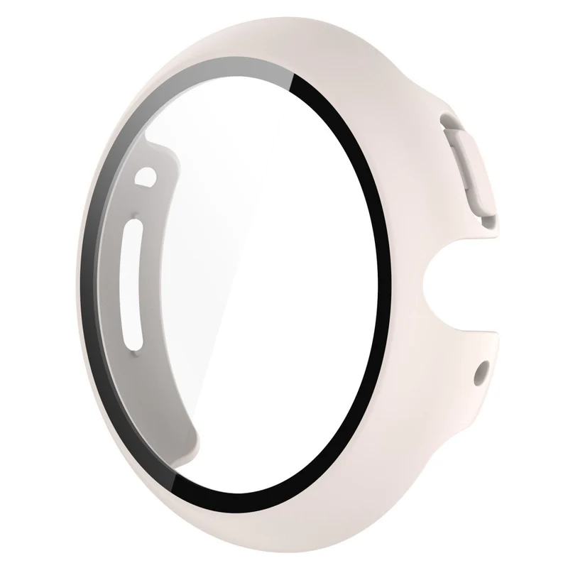 Schützend Google Pixel Watch Hülle mit Displayschutz in Plastik und Gehärtetes Glas