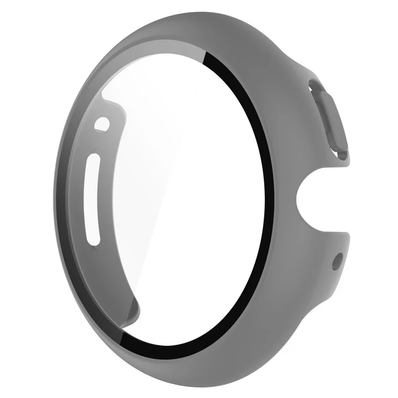 Schützend Google Pixel Watch Hülle mit Displayschutz in Plastik und Gehärtetes Glas