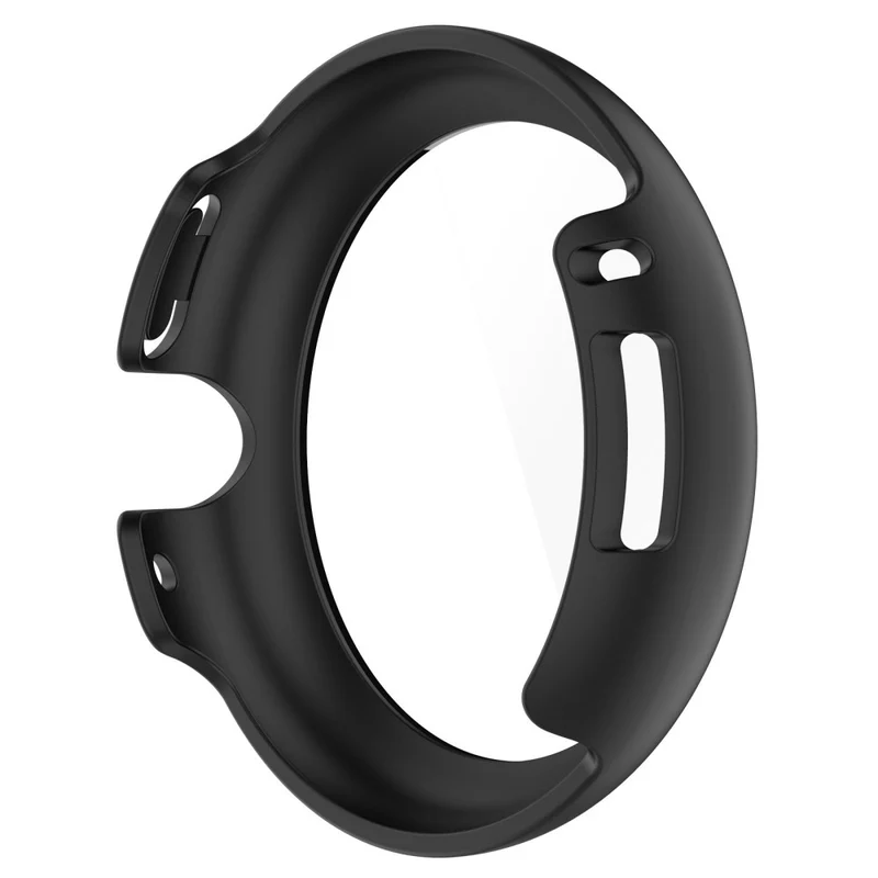 Schützend Google Pixel Watch Hülle mit Displayschutz in Plastik und Gehärtetes Glas