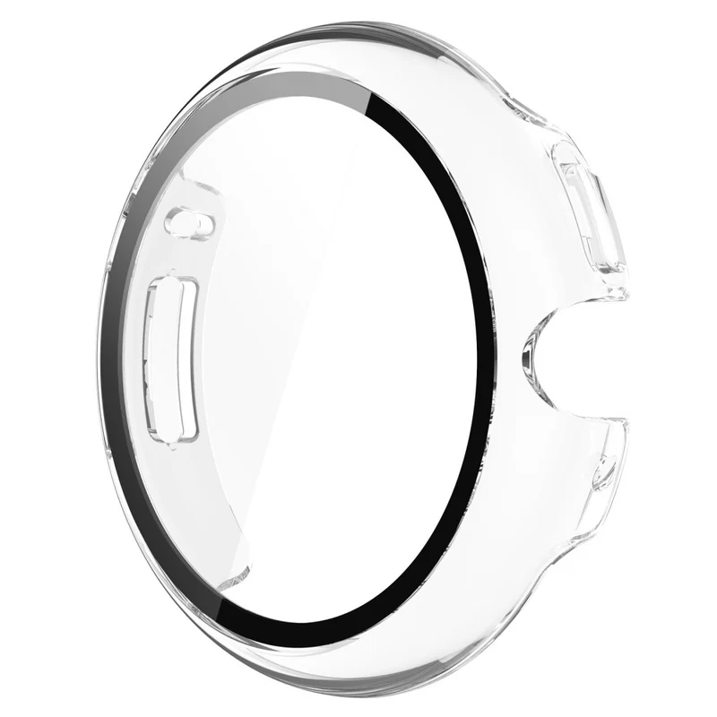 Schützend Google Pixel Watch Hülle mit Displayschutz in Plastik und Gehärtetes Glas