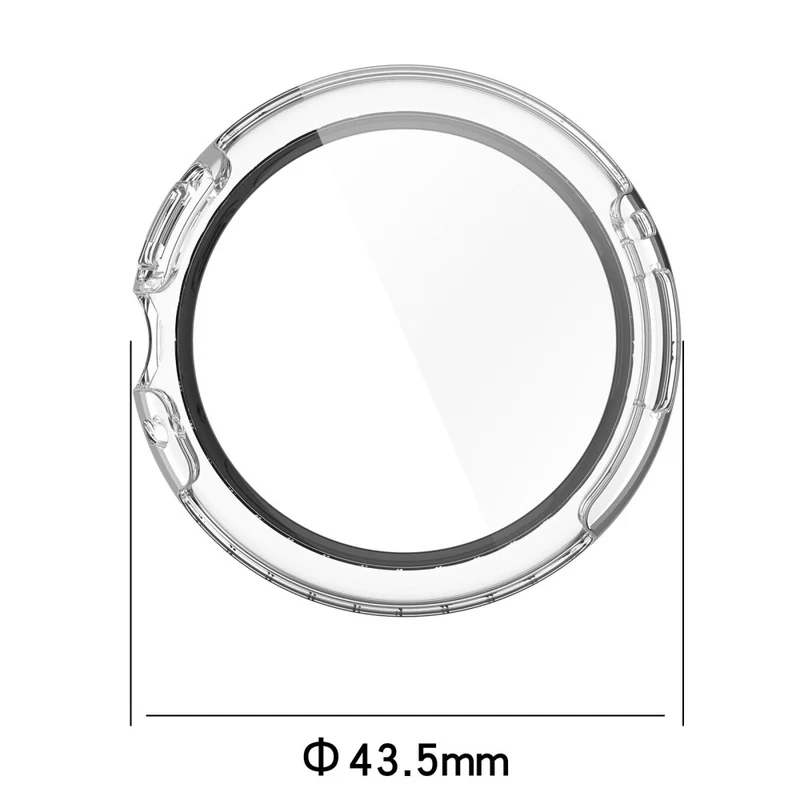 Schützend Google Pixel Watch Hülle mit Displayschutz in Plastik und Gehärtetes Glas