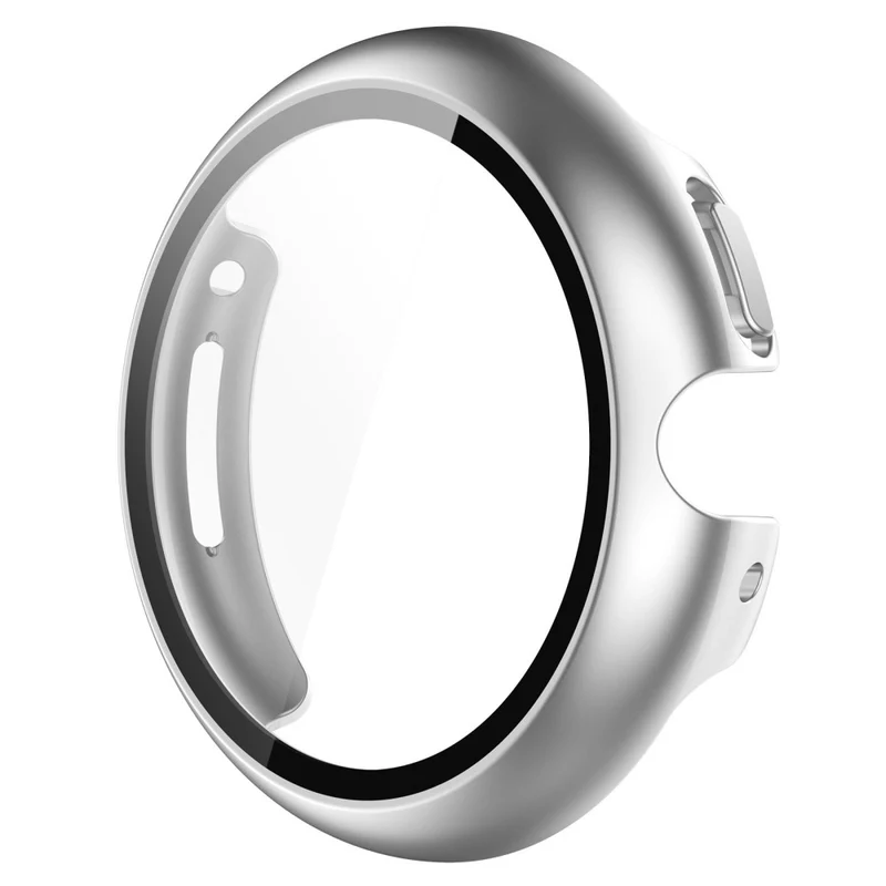 Schützend Google Pixel Watch Hülle mit Displayschutz in Plastik und Gehärtetes Glas