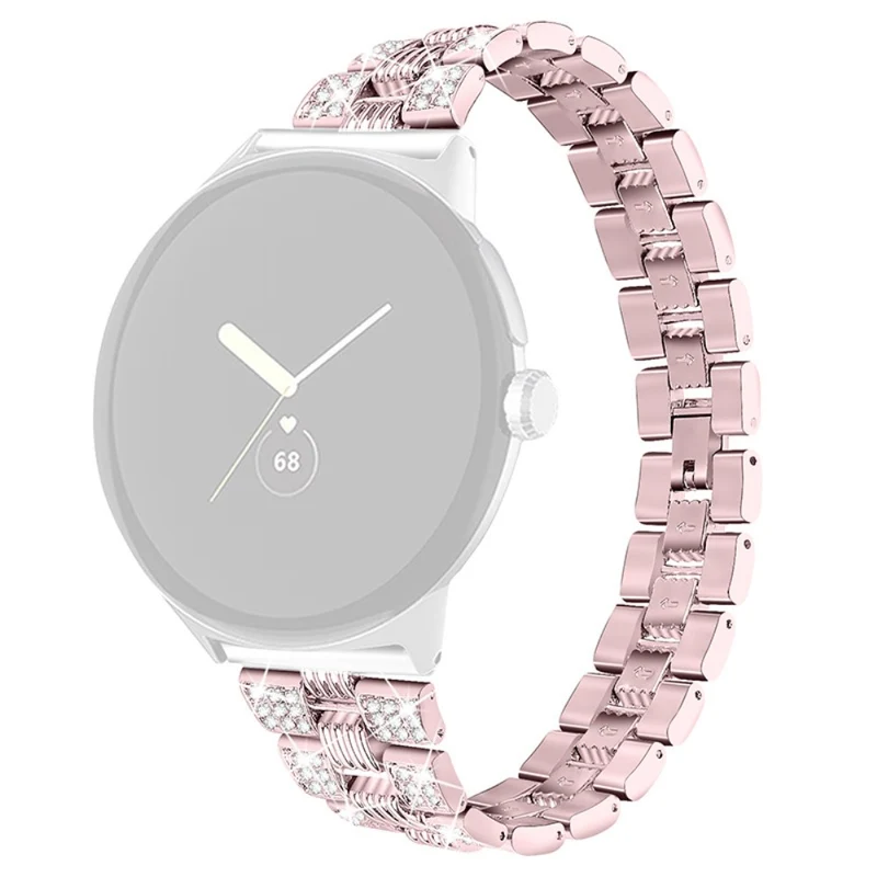 Sehr cool Google Pixel Watch Metall und Strass armband