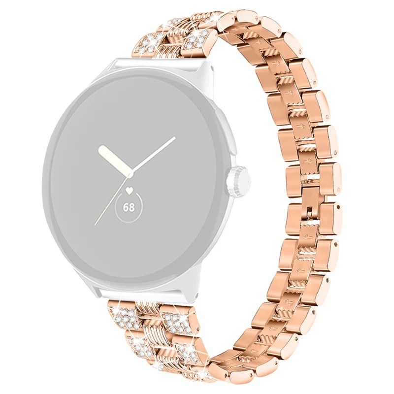 Sehr cool Google Pixel Watch Metall und Strass armband