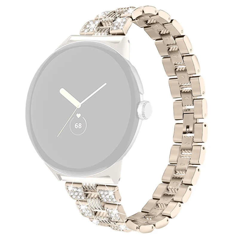 Sehr cool Google Pixel Watch Metall und Strass armband