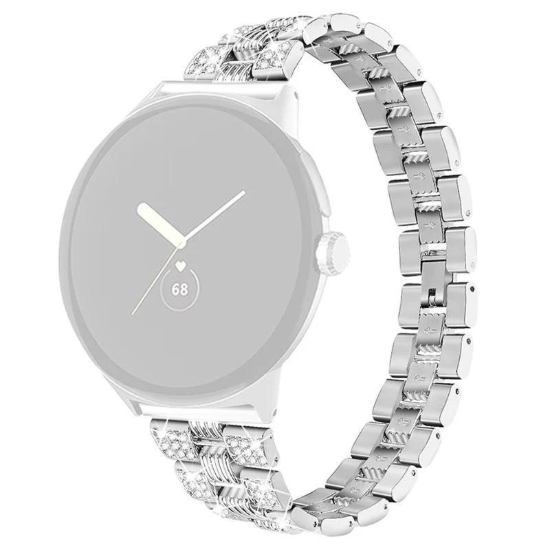 Sehr cool Google Pixel Watch Metall und Strass armband