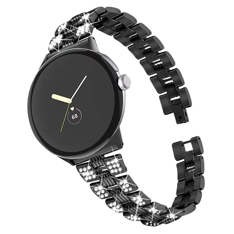 Sehr cool Google Pixel Watch Metall und Strass armband