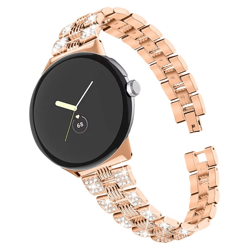 Sehr cool Google Pixel Watch Metall und Strass armband