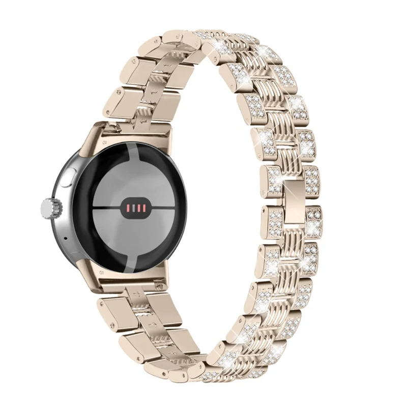 Sehr cool Google Pixel Watch Metall und Strass armband