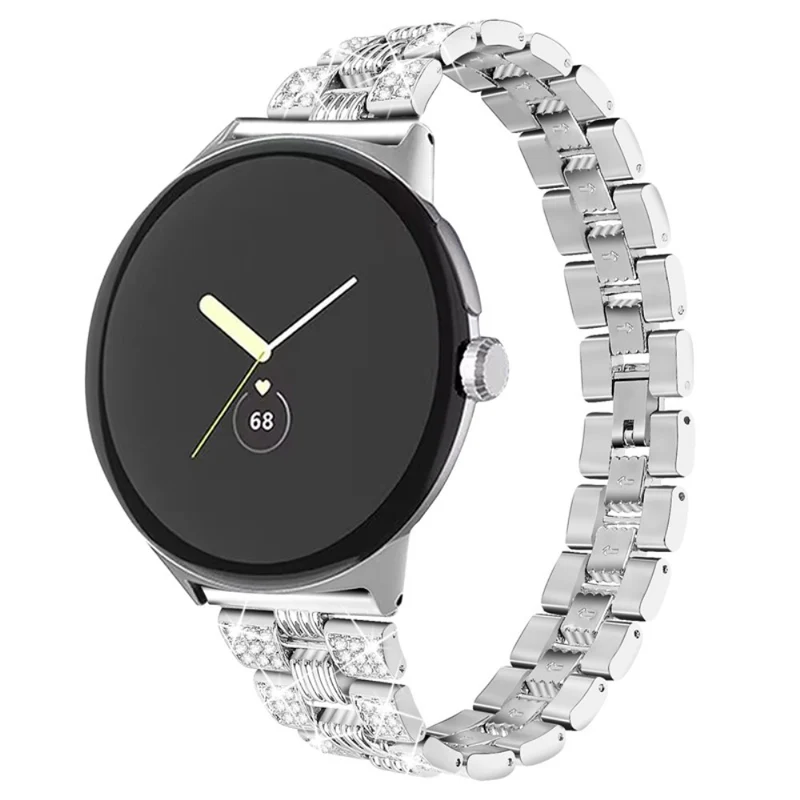 Sehr cool Google Pixel Watch Metall und Strass armband