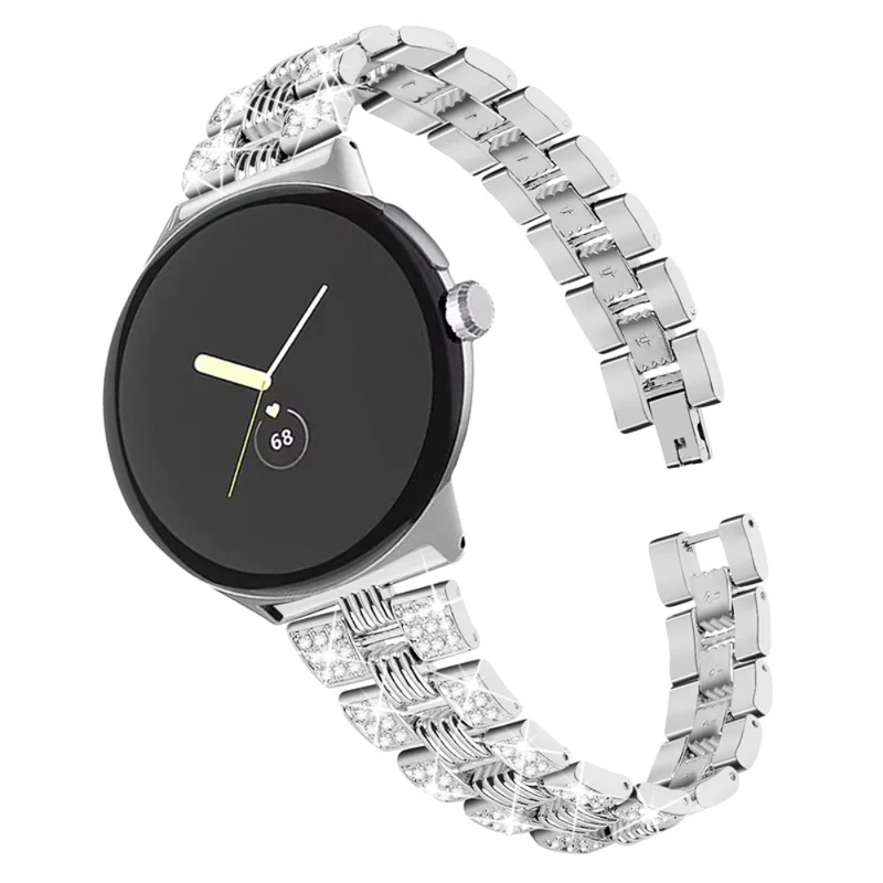 Sehr cool Google Pixel Watch Metall und Strass armband