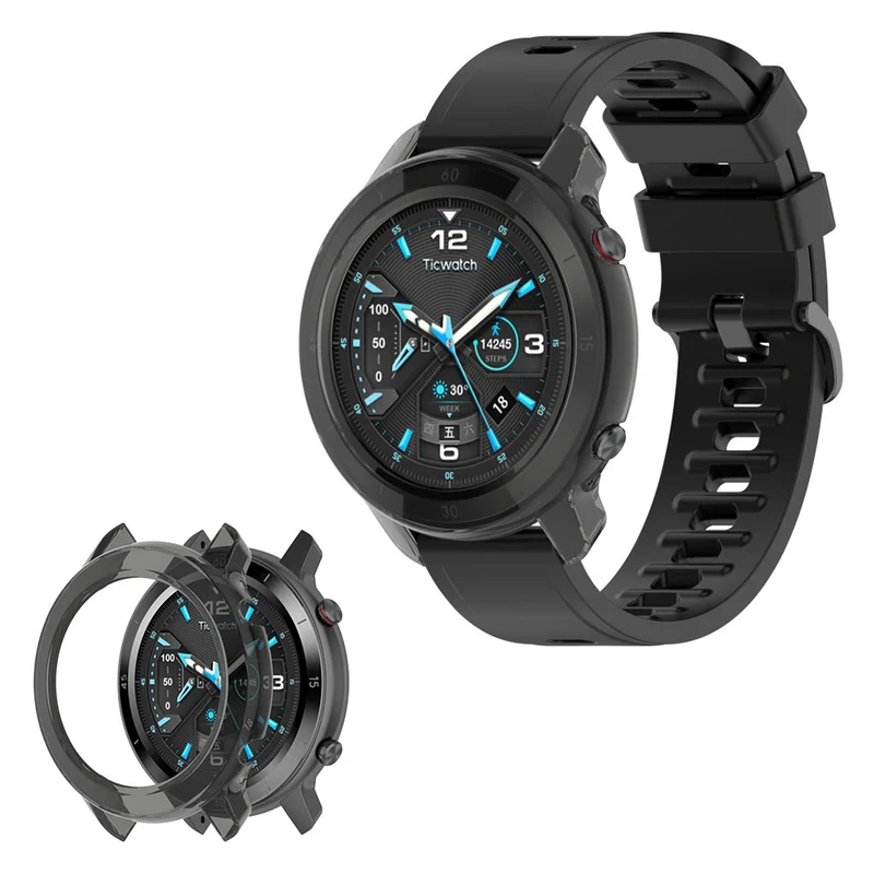 TicWatch GTX Transparent Silikon / TPU Bumper