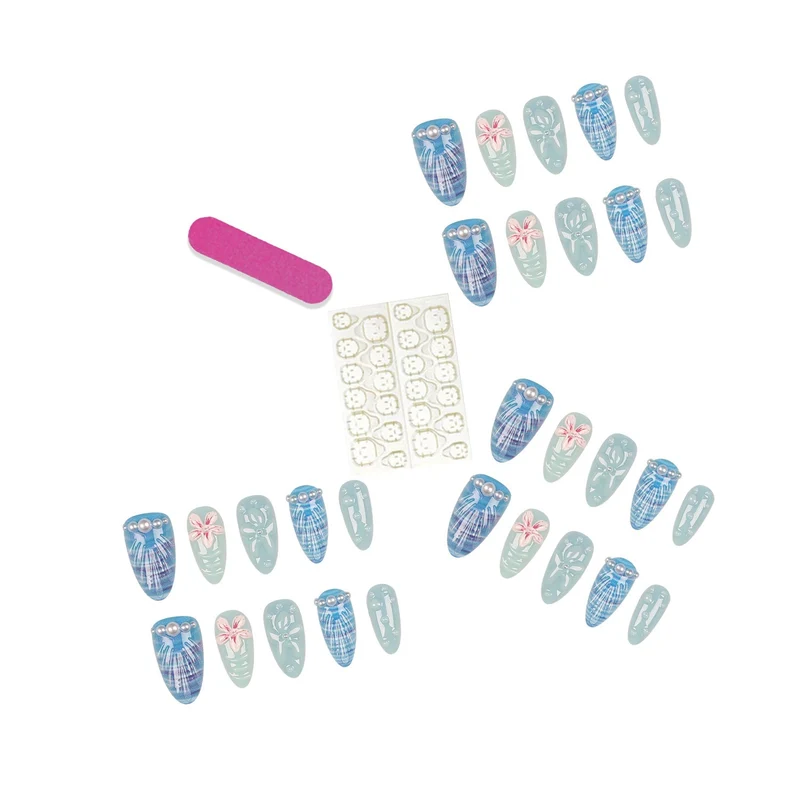 Künstlerisches Tropisches Nagel Dekor Set