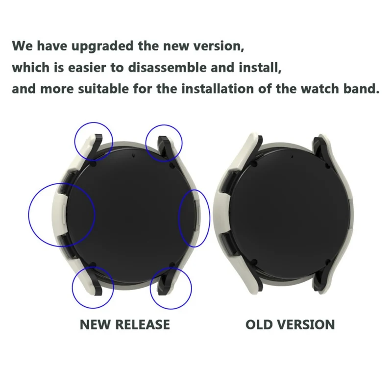Samsung Galaxy Watch 5 (44mm) Transparent Plastik Bumper