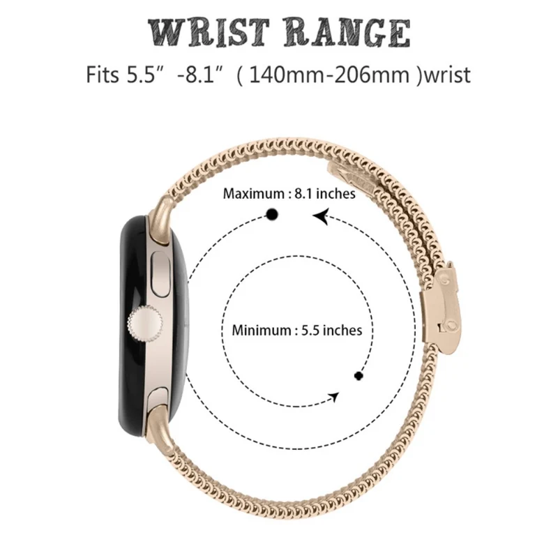 Sehr bequem Google Pixel Watch Metall armband