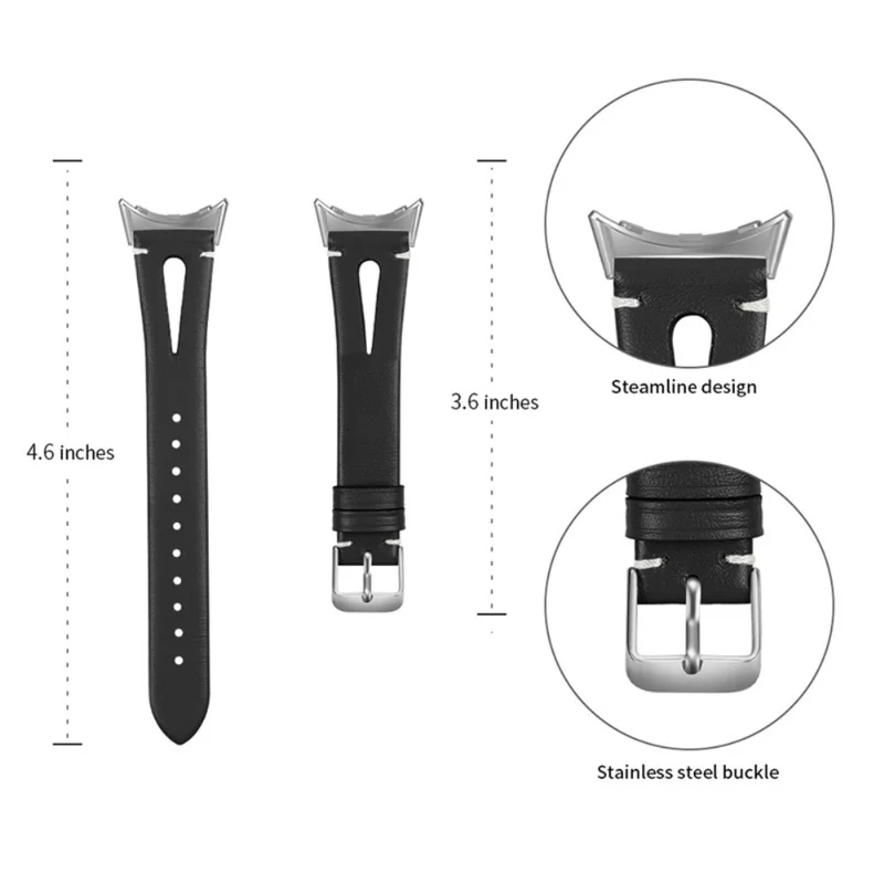 Mega elegant Google Pixel Watch Echtes Leder armband