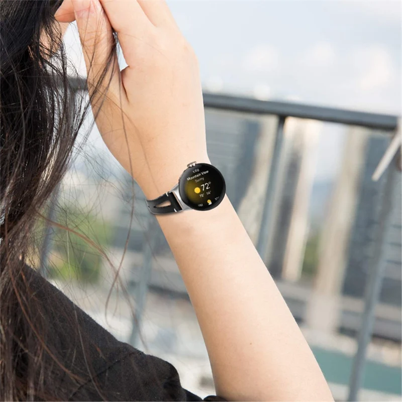 Mega elegant Google Pixel Watch Echtes Leder armband